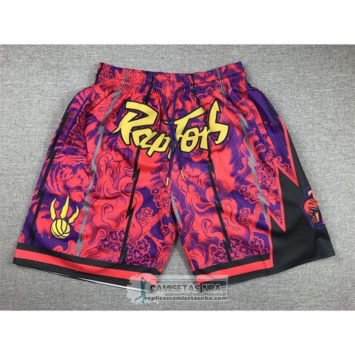 Pantalone Toronto Raptors Special Year Of The Tiger Rojo